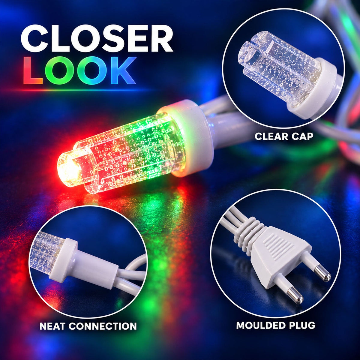 Multicolor Led String Light Series For Diwali And Festival Decor (9 Mtr)